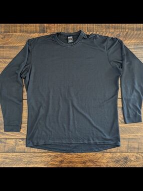 Vintage Patagonia Shirt Mens Size L Black Capilene Long Sleeve Made In The USA